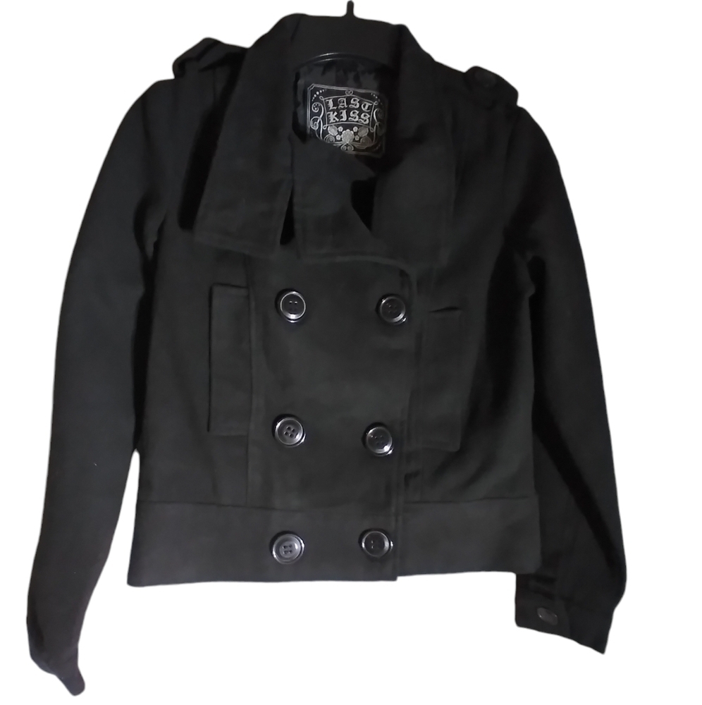 Last Kiss black cropped jacket